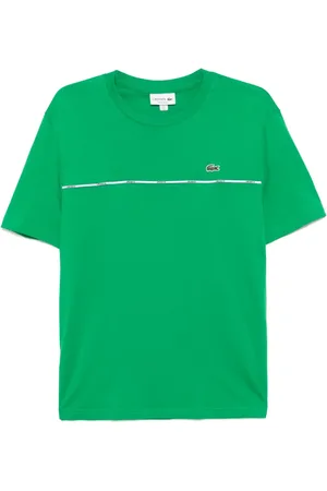 Lacoste Cotton logo-trim T-shirt