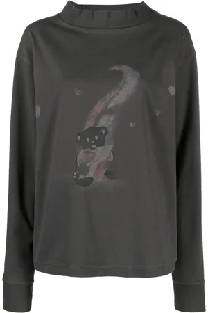 We11 Done Graphic-print long-sleeve top