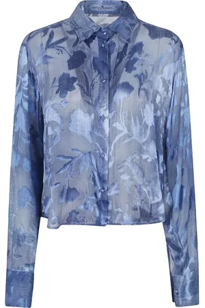 ERMANNO SCERVINO Devor??-effect denim shirt