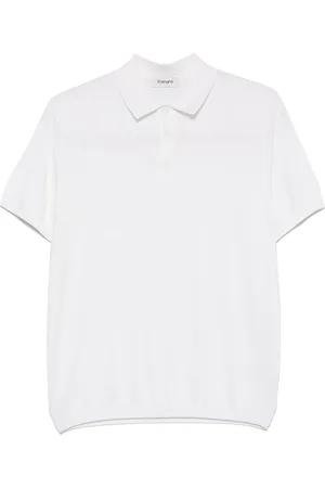KANGRA CASHMERE Fine-ribbed polo shirt