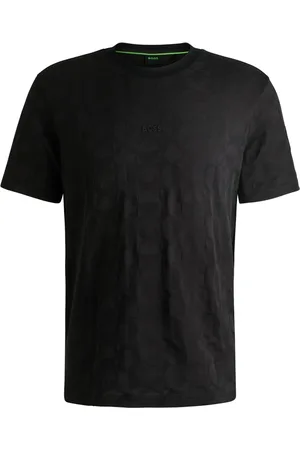 HUGO BOSS Geometric-jacquard T-shirt