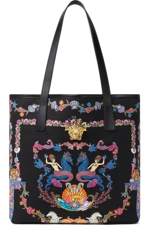 VERSACE Coral Theatre La Medusa canvas tote bag