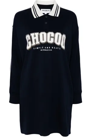 Chocoolate Logo-print sweatshirt dress