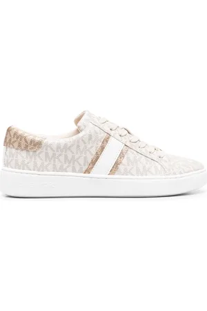 Michael Kors Monogram-print round-toe sneakers
