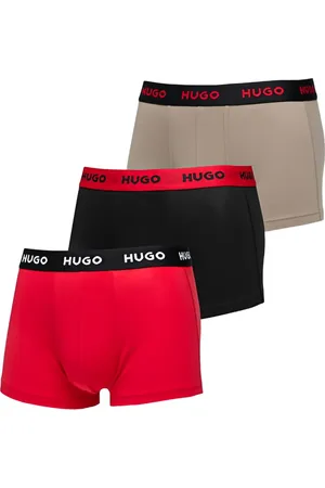 HUGO BOSS Logo-waistband boxers (pack of three)