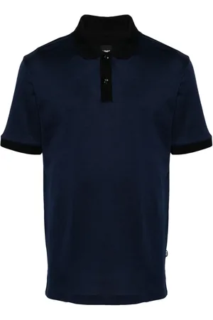 HUGO BOSS Piqu??-weave cotton polo shirt
