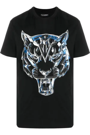 Philipp Plein SS Chrome Tiger cotton T-shirt