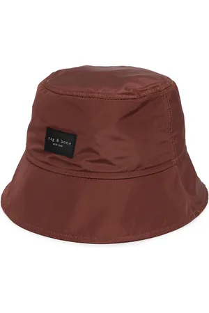 RAG&BONE Addison logo-patch bucket hat