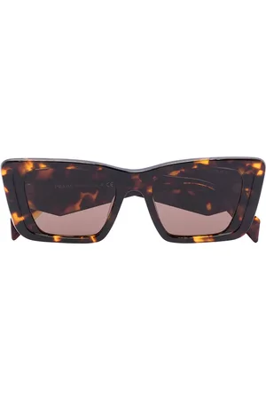 Prada Oversized rectangular-frame sunglasses