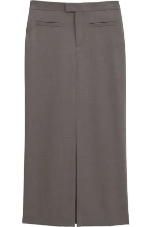 Filippa K Front-slit tailored maxi skirt