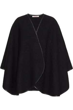 VALENTINO GARAVANI Toile Iconographe wool poncho