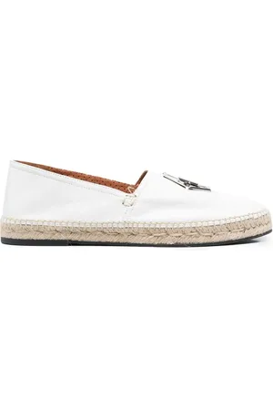 Philipp Plein Logo-plaque leather espadrilles