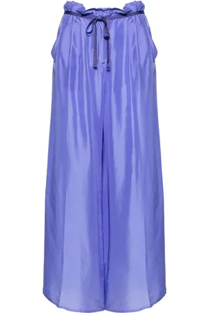 FORTE FORTE Wide-leg silk trousers