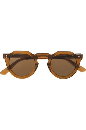 LESCA Pica round frame sunglasses