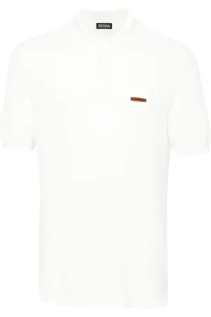 Ermenegildo Zegna Piqu?? cotton polo shirt