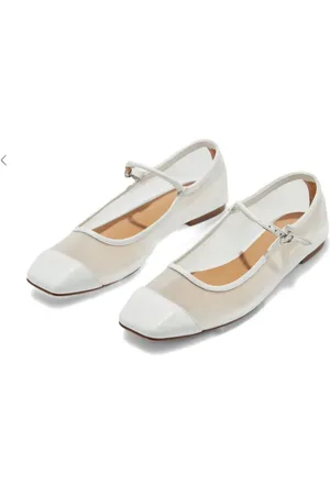 Aeyde Uma Mesh ballerina flats