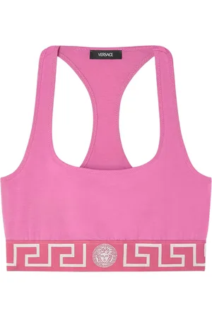 VERSACE Greca-trim sports bra