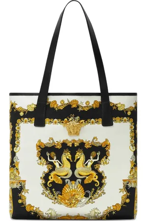 VERSACE Coral Theatre La Medusa canvas tote bag
