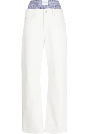 Alexander Wang Layered straight-leg jeans