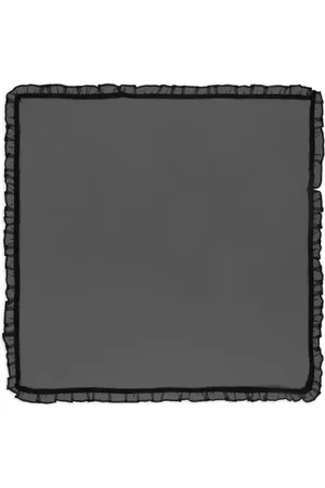 Ganni Ruffle-trim scarf