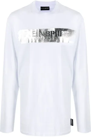 Philipp Plein Debossed-logo long-sleeved T-shirt