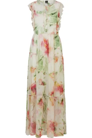 HUGO BOSS Floral-print maxi dress