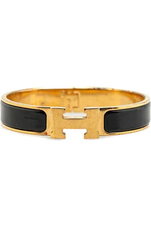 Hermès 20th Century Narrow Enamel Clic Clac H Bracelet PM costume bracelet