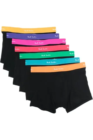 Paul Smith Logo-waistband organic cotton boxers (pack of seven)
