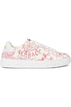 VERSACE Embellished low-top sneakers