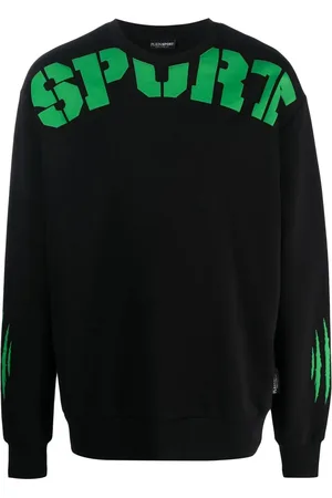 Philipp Plein Scratch-print crew neck sweatshirt
