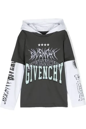 Givenchy Logo-print multi-panel top