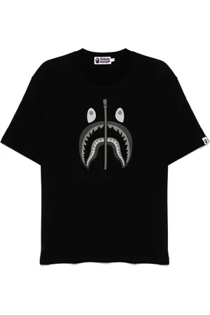 A Bathing Ape Chain stitch shark T-shirt