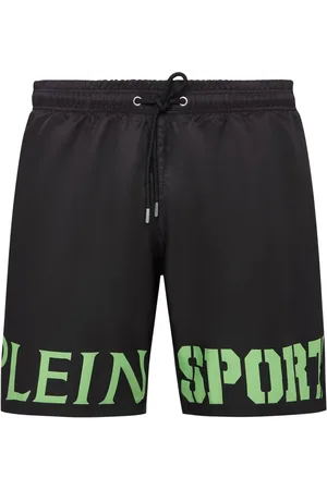 Philipp Plein Logo-print drawstring swim shorts