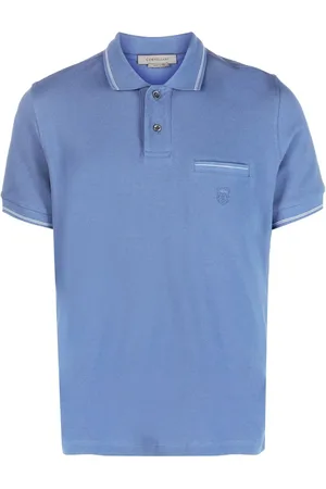 corneliani Short-sleeve cotton polo shirt