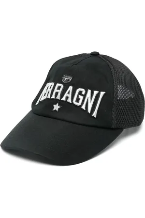 Chiara Ferragni Logo-embroidered mesh hat
