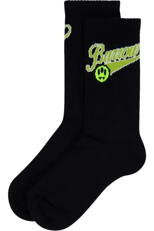 BARROW Logo-intarsia socks