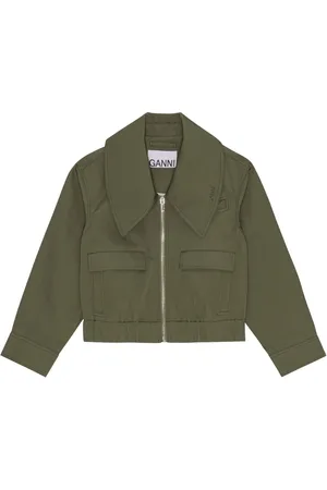 Ganni Oversized collar jacket