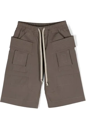 Rick Owens Creatch drawstring cargo shorts