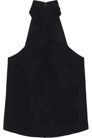 ANINE BING Becca halterneck sleeveless top