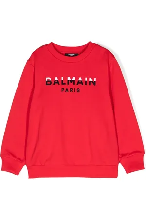 Balmain Logo-print cotton sweatshirt