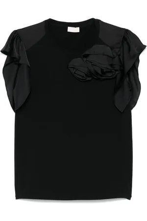 Liu Jo Floral-appliqu?? blouse
