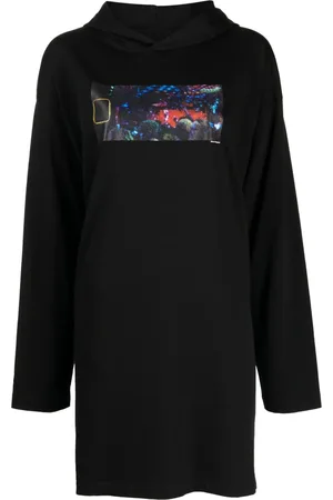 Maison Margiela Numbers-motif cotton dress