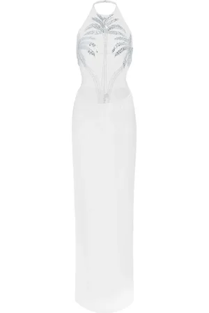 Retrofete Meridian crystal-embellished gown