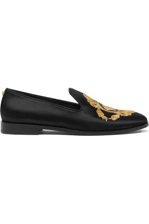 VERSACE Medusa Head embroidered loafers
