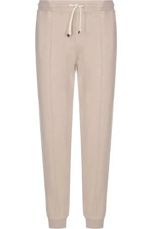 Brunello Cucinelli M??lange-effect track pants