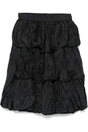 VERSACE 1990s ruffled mini skirt