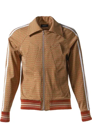 EgonLab Geometric-pattern track jacket