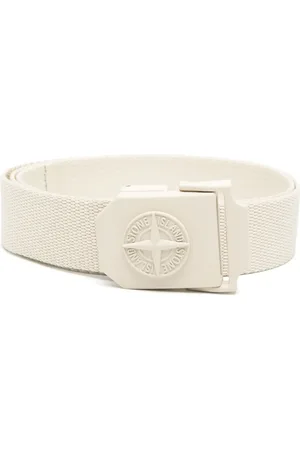Stone Island Compass-motif interwoven belt