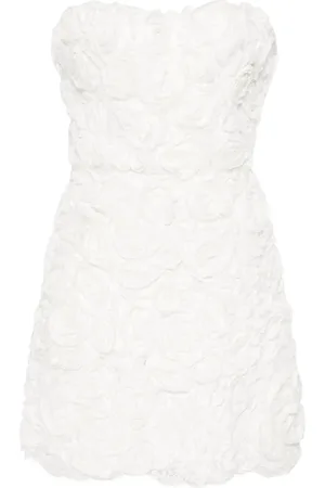 ERMANNO SCERVINO Floral-appliqu?? lace mini dress