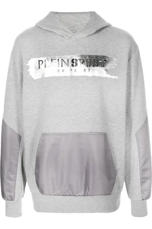 Philipp Plein Debossed-logo long-sleeved hoodie